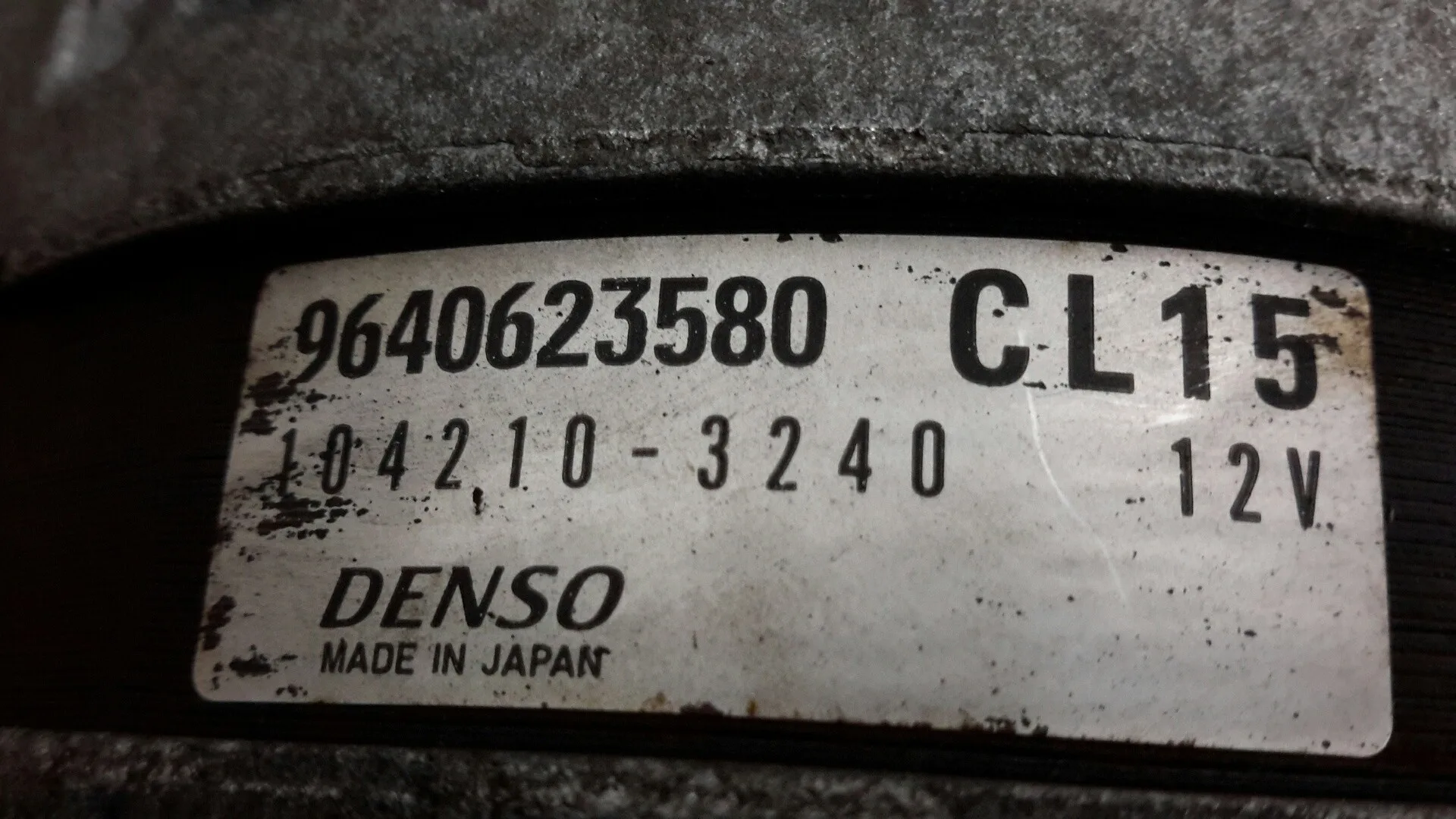 Alternador para Peugeot 307 Cc (S1)