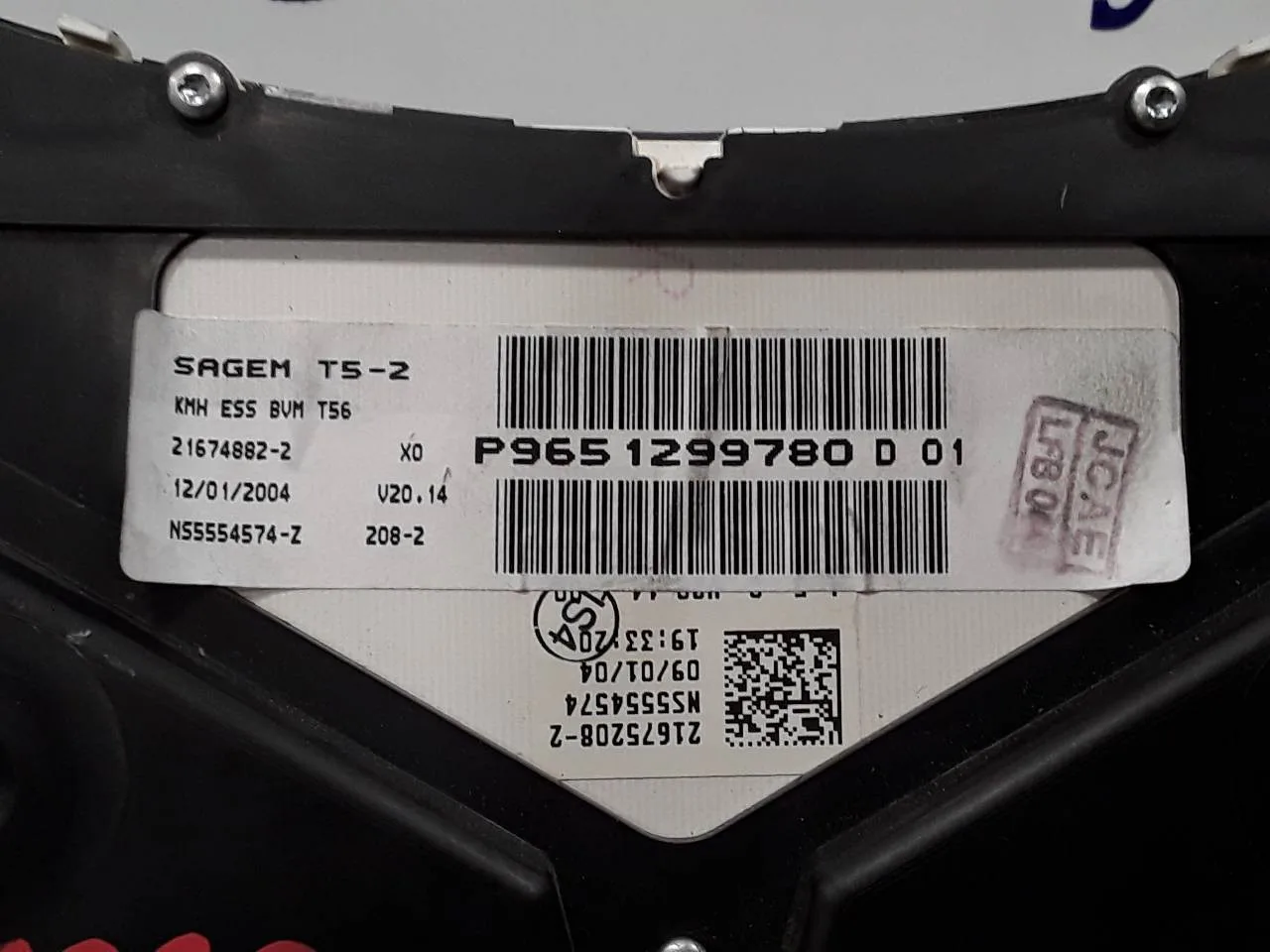 Cuadro Instrumentos para Peugeot 307 Cc (S1)