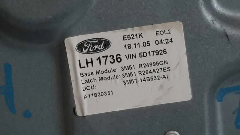 Elevalunas Trasero Izquierdo para Ford Focus C-Max (Cap)