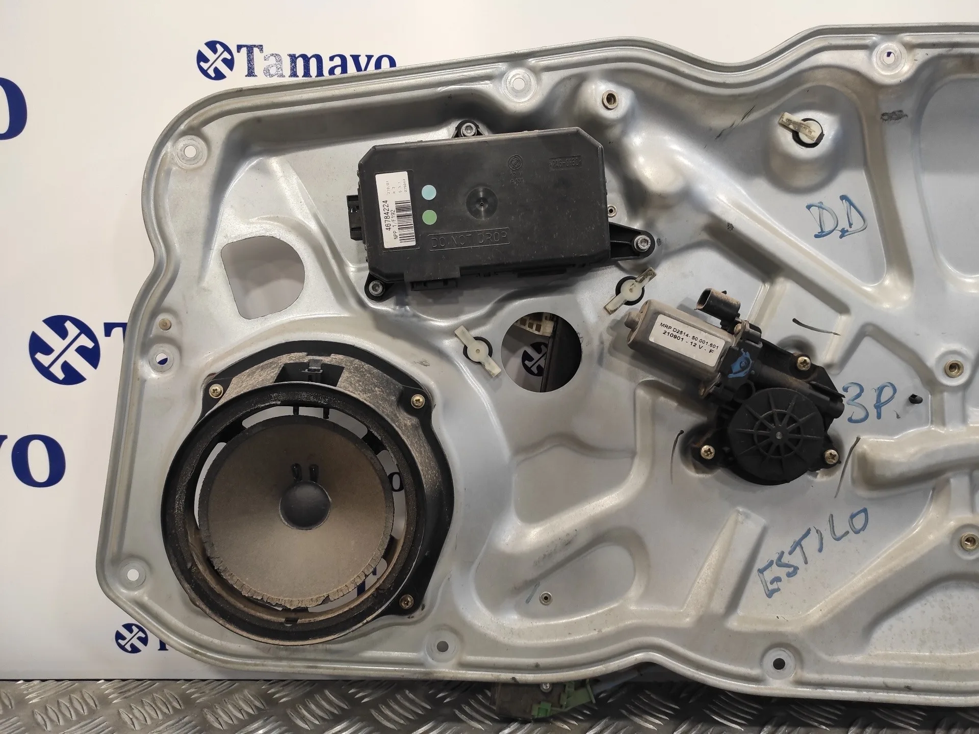 Elevalunas Delantero Derecho para Fiat Stilo (192)