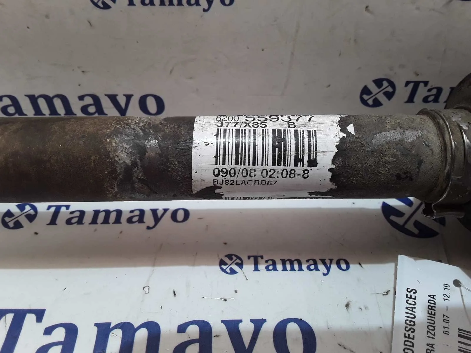 Transmision Delantera Izquierda para Renault Clio Iii