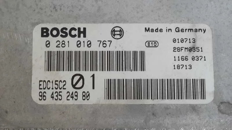 Centralita Motor Uce para Peugeot 206 Berlina