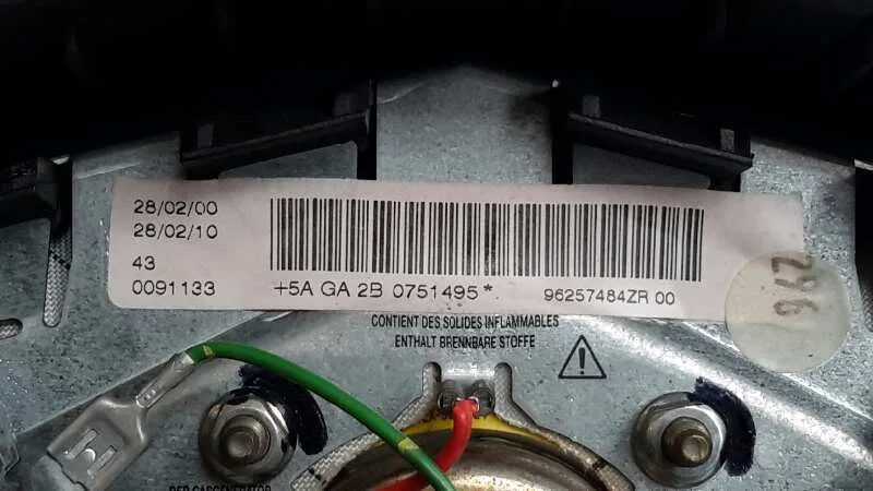 Airbag Delantero Izquierdo para Peugeot 206 4-Trg.