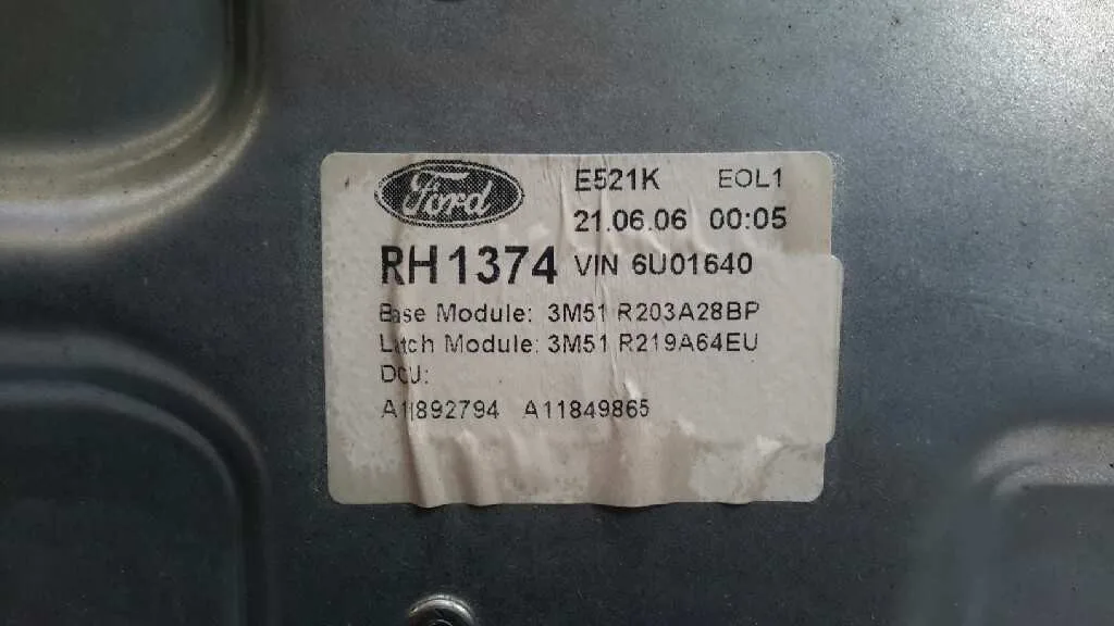 Elevalunas Delantero Derecho para Ford Focus C-Max (Cap)
