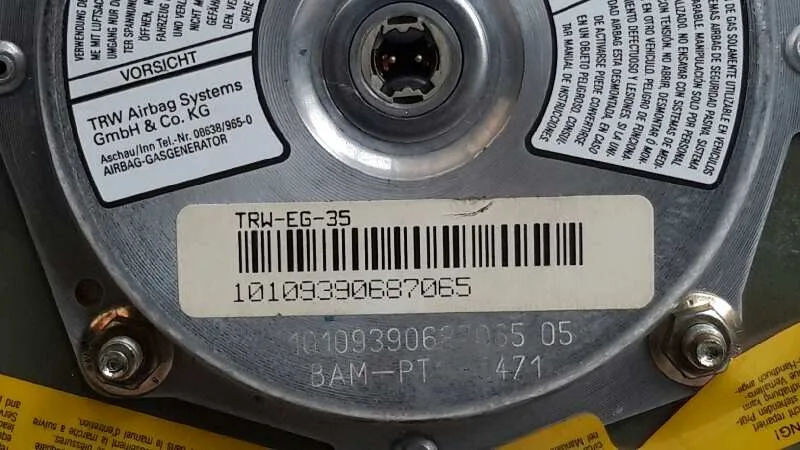 Airbag Delantero Izquierdo para Volkswagen Polo Berlina (6N1)