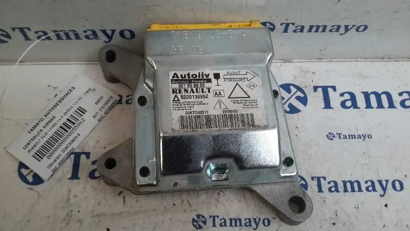 Centralita Airbag para Renault Clio I Fase I+Ii (B/C57)