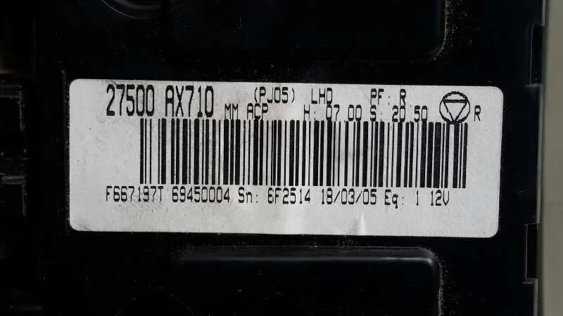 Mando Climatizador para Nissan Micra (K12E)