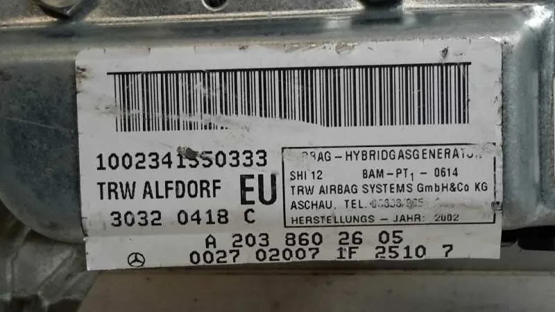 Airbag Lateral Derecho para Mercedes-Benz Clase C (W203) Sportcoupe