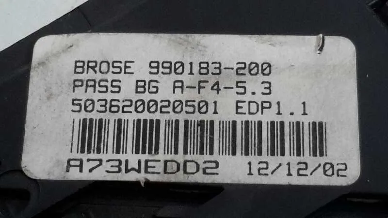 Motor Elevalunas Delantero Izquierdo para Peugeot 307 (S1)