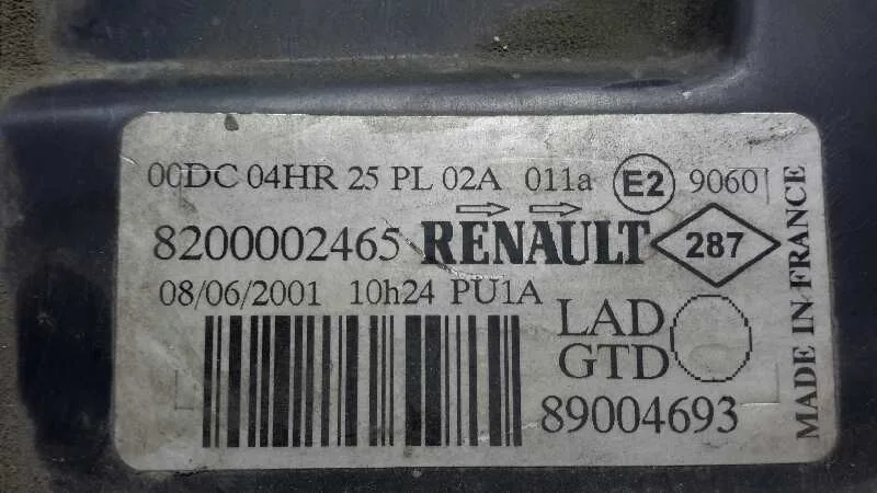 Faro Izquierdo para Renault Laguna Ii Grandtour (Kg0)