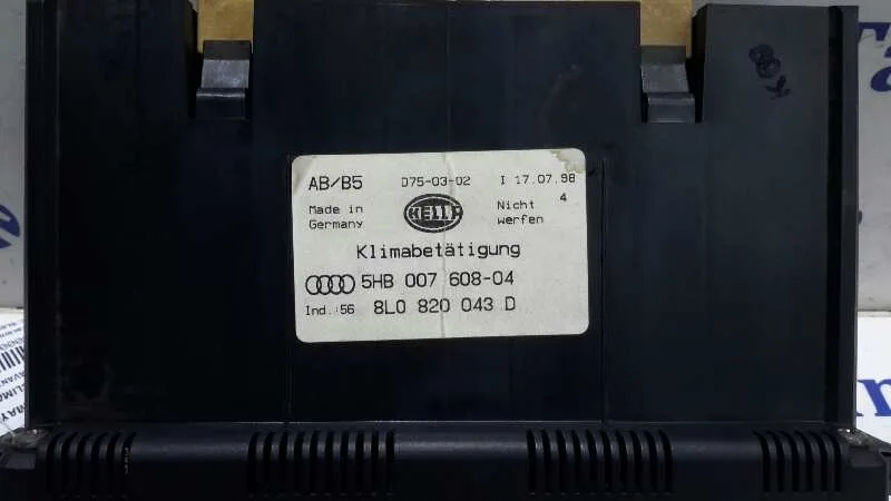 Mando Climatizador para Audi A4 Avant (B5)