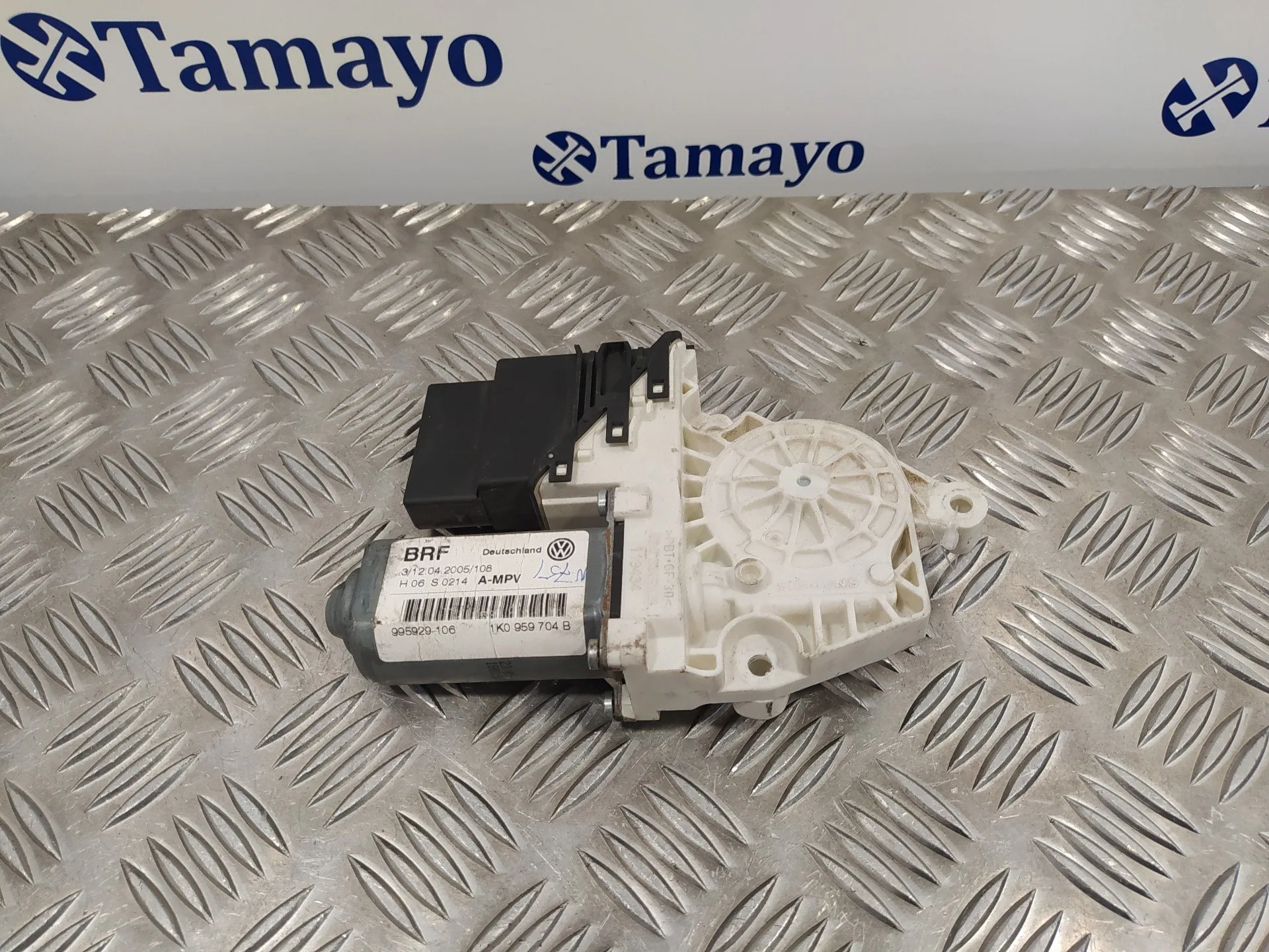 Motor Elevalunas Trasero Derecho para Volkswagen Touran (1T1)
