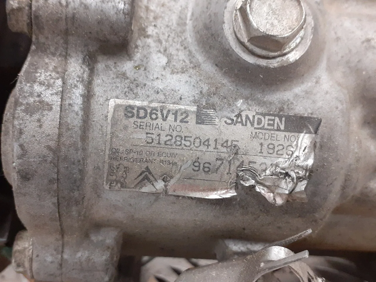 Compresor Aire Acondicionado para Peugeot 206+