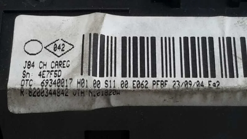 Mando Climatizador para Renault Scenic Ii