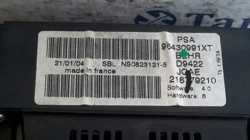 Mando Climatizador para Peugeot 307 (S1)