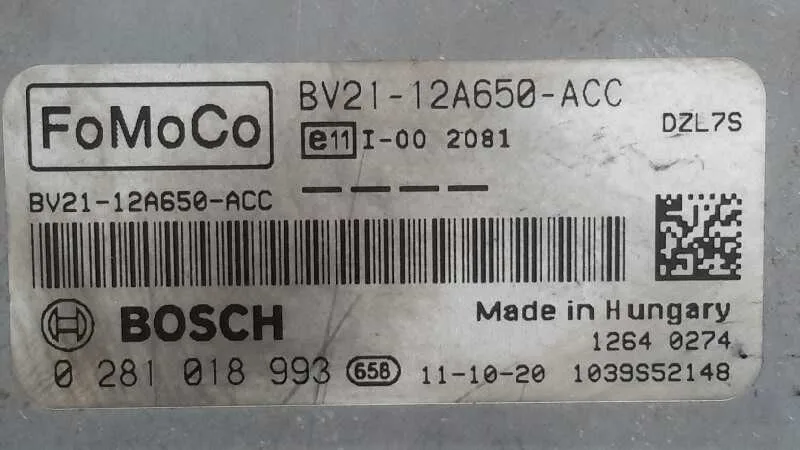 Centralita Motor Uce para Ford Fiesta (Cb1)