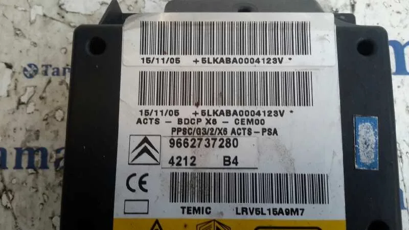 Centralita Airbag para Citroën C6