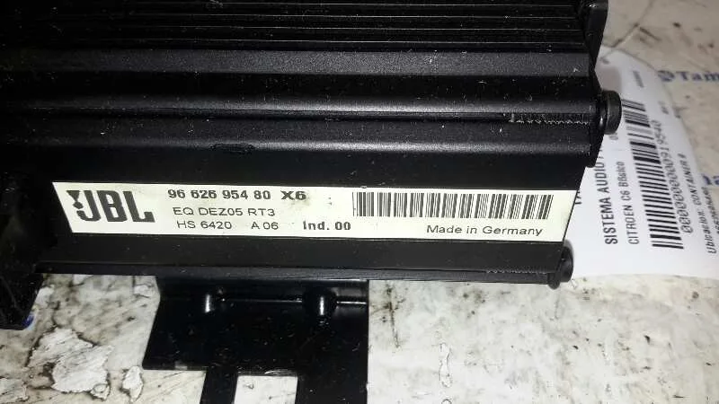 Sistema Audio / Radio Cd para Citroën C6