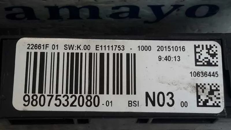 Caja Reles / Fusibles para Peugeot 2008 (--.2013->)