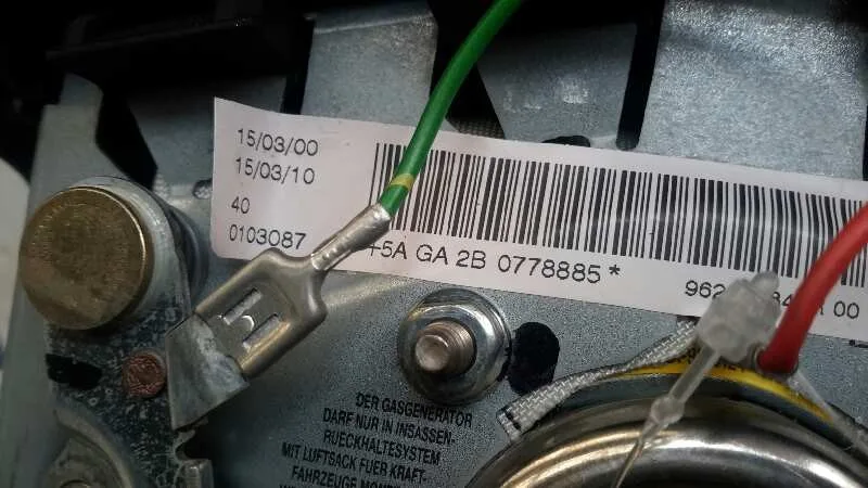 Airbag Delantero Izquierdo para Peugeot 206 4-Trg.