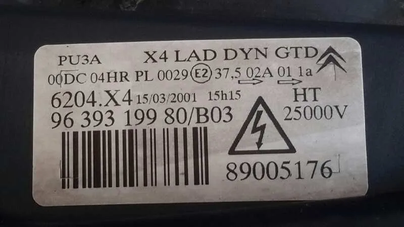 Faro Izquierdo para Citroën C5 Berlina