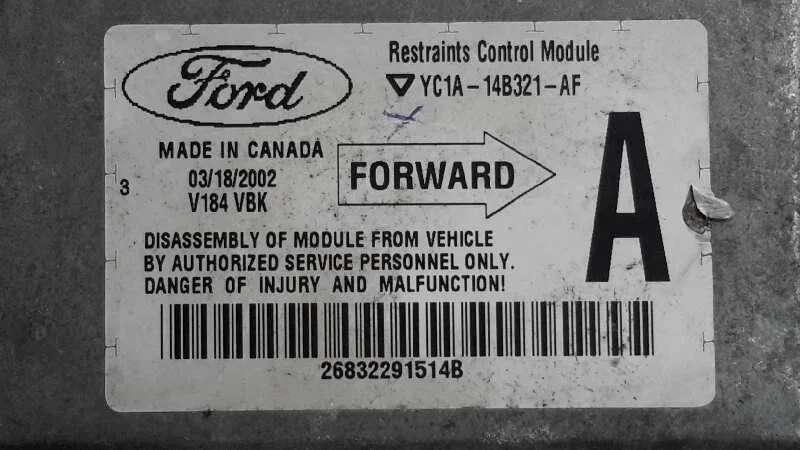 Centralita Airbag para Ford Transit Mod. 2000 Combi