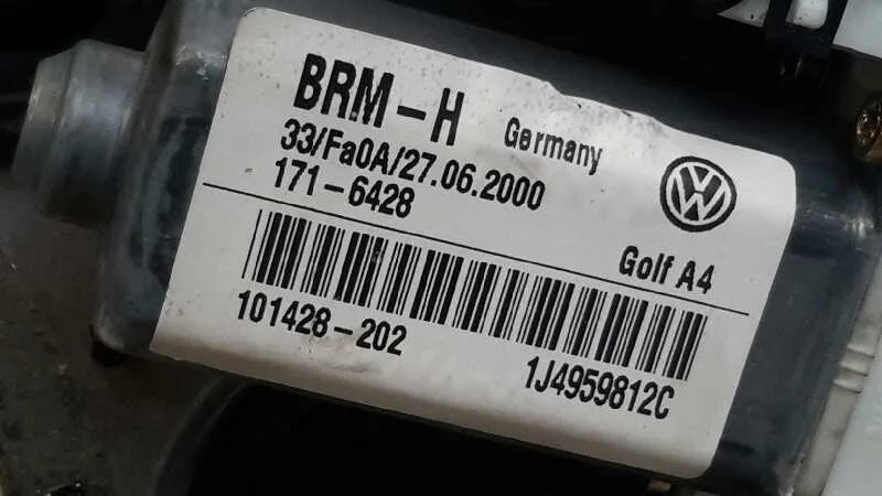 Elevalunas Trasero Derecho para Volkswagen Golf Iv Berlina (1J1)