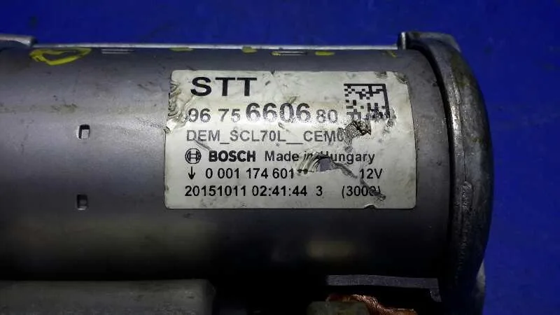 Motor Arranque para Peugeot 2008 (--.2013->)