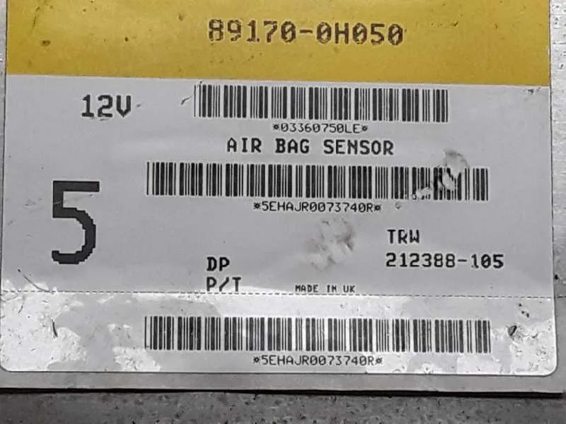 Centralita Airbag para Citroën C1