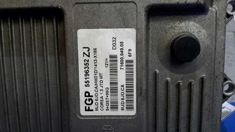 Centralita Motor Uce para Opel Corsa C
