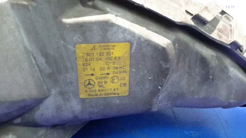 Faro Izquierdo para Mercedes-Benz Clase A (W168)