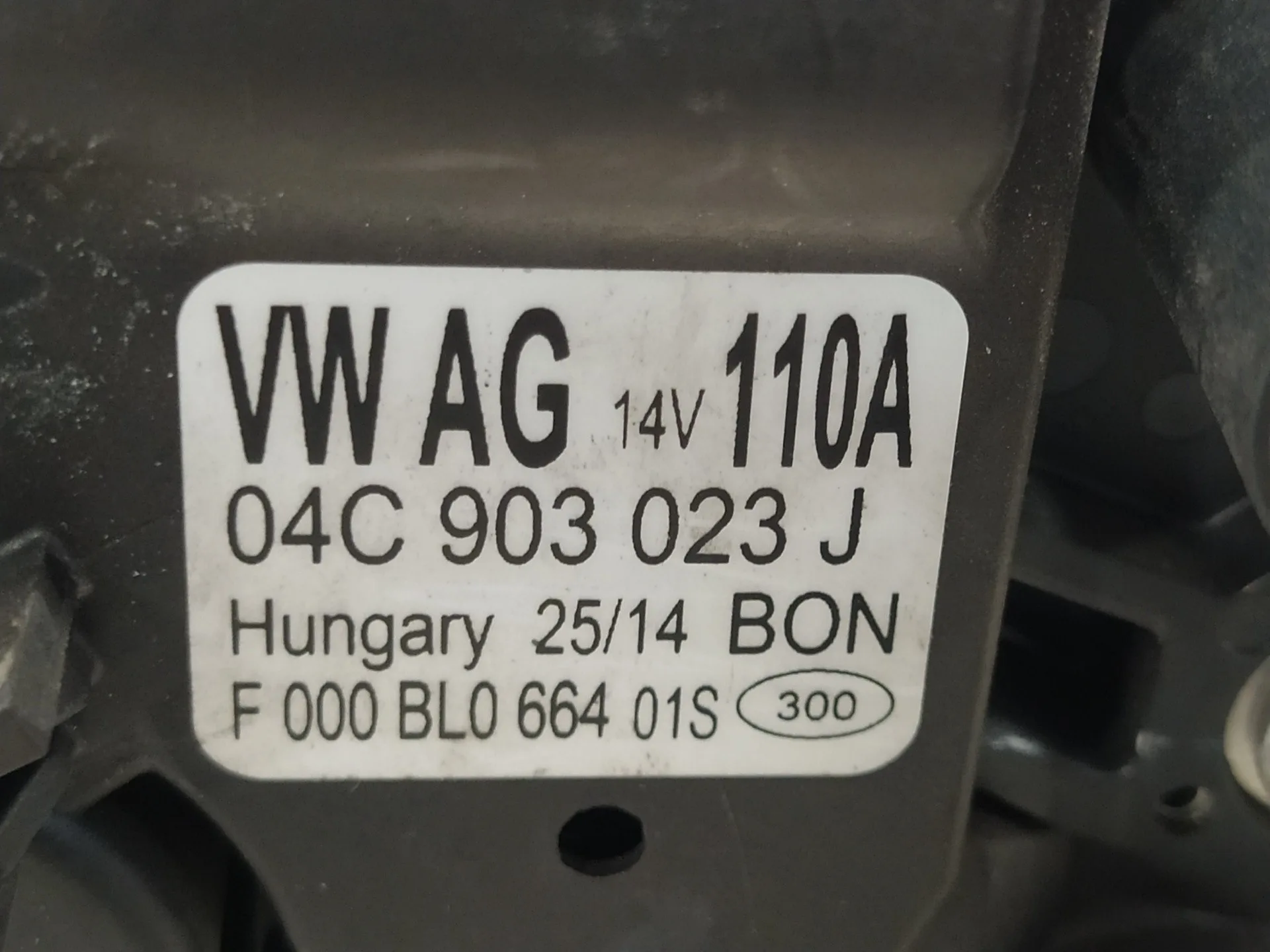 Alternador para Volkswagen Polo (6C1)