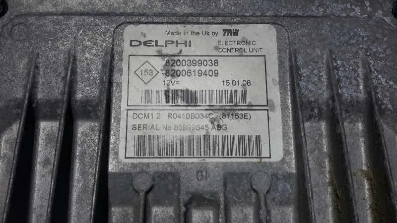 Centralita Motor Uce para Renault Clio Iii