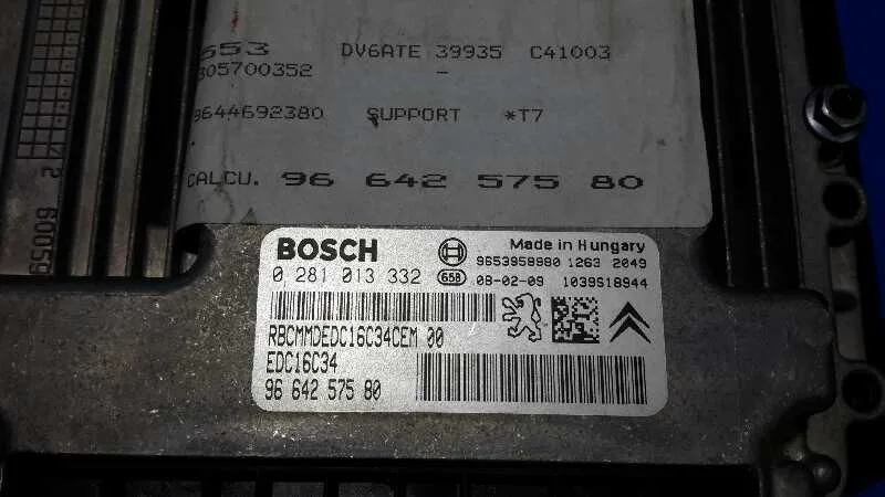 Centralita Motor Uce para Peugeot 308