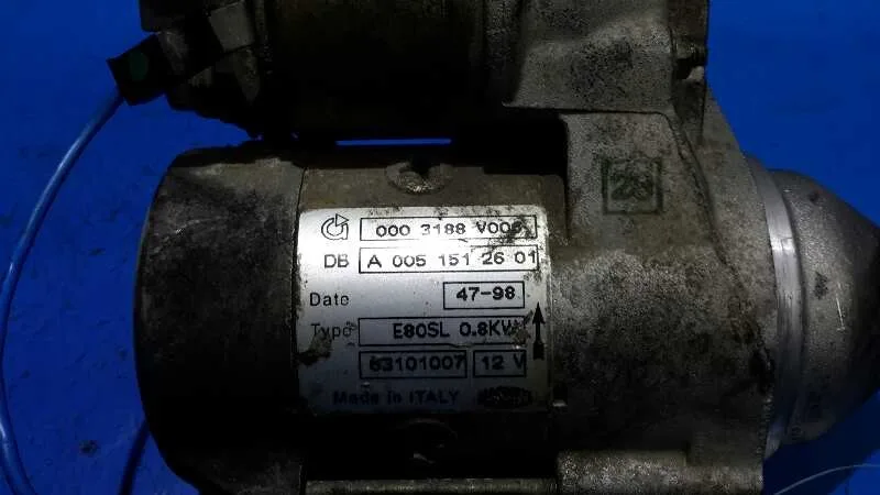 Motor Arranque para Smart Micro Compact Car