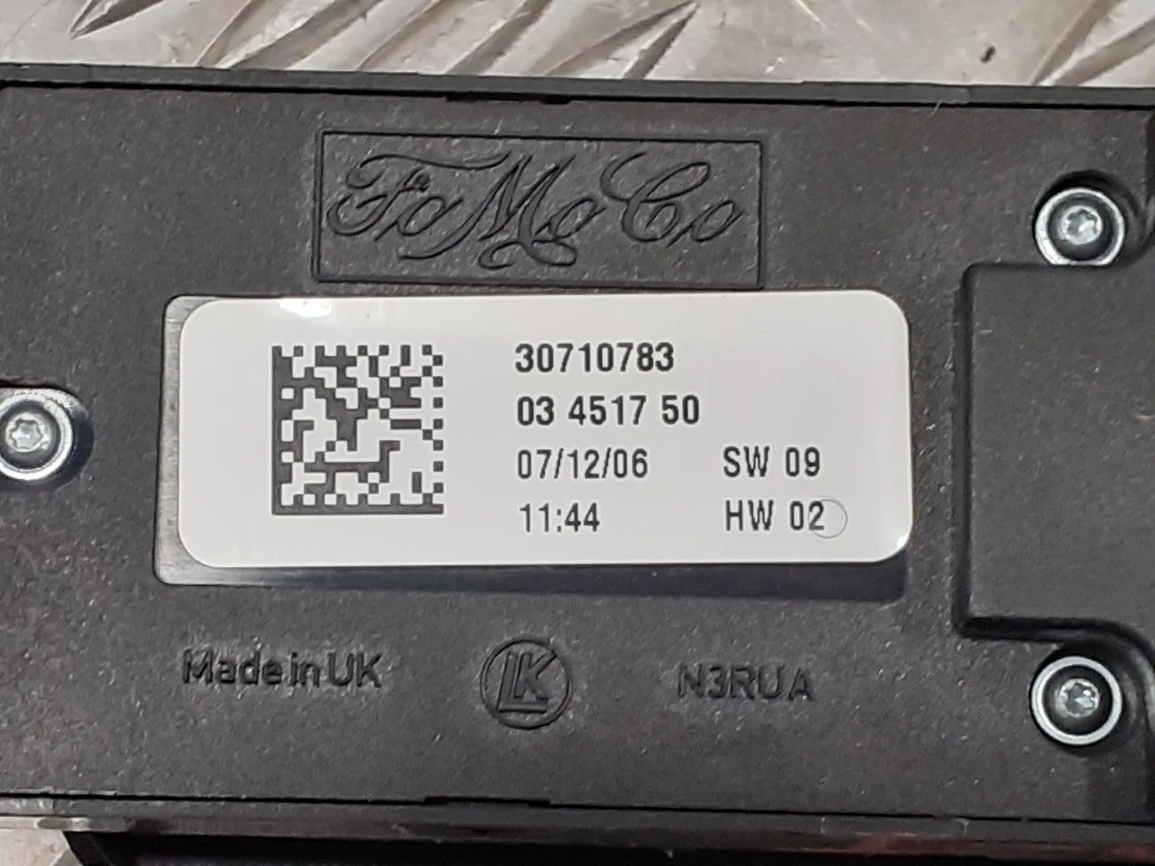 Mando Elevalunas Delantero Izquierdo para Volvo C30