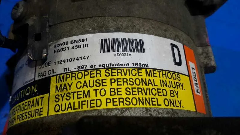 Compresor Aire Acondicionado para Nissan Almera (N16/E)
