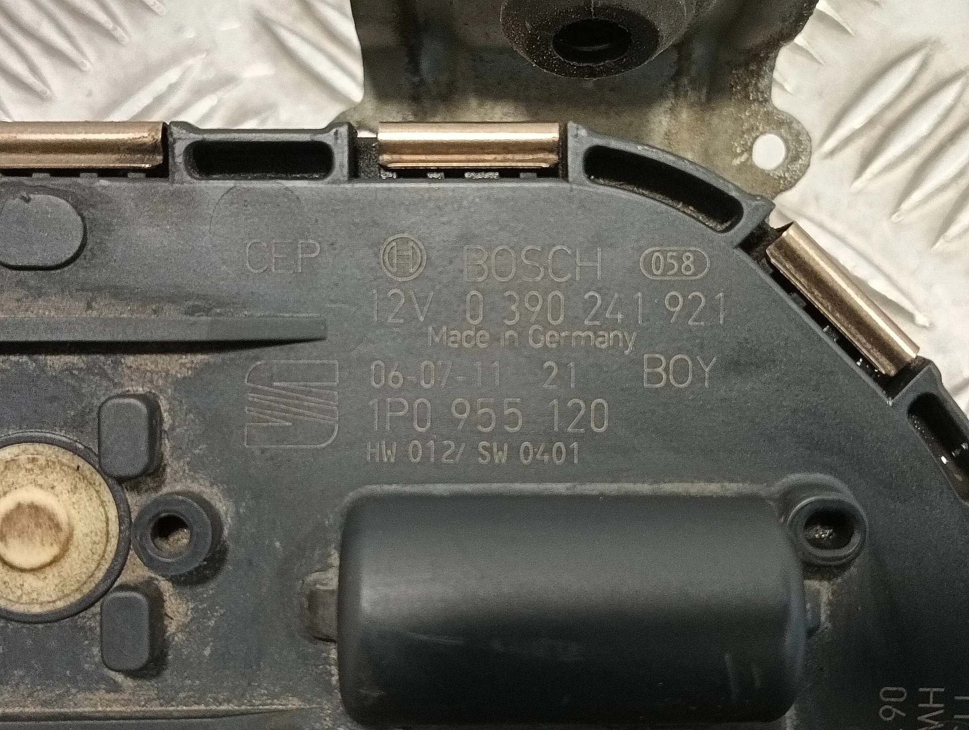 Motor Limpia Delantero para Seat Leon (1P1)