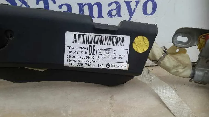 Airbag Cortina Delantero Derecho para Volkswagen Touran (1T1)