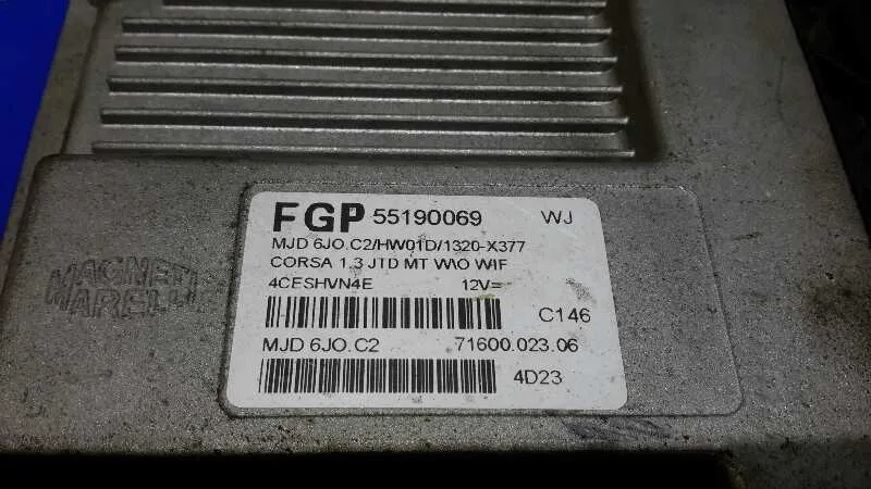 Centralita Motor Uce para Opel Corsa C