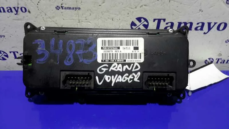 Mando Calefaccion / Aire Acondicionado para Chrysler Voyager (Rg)
