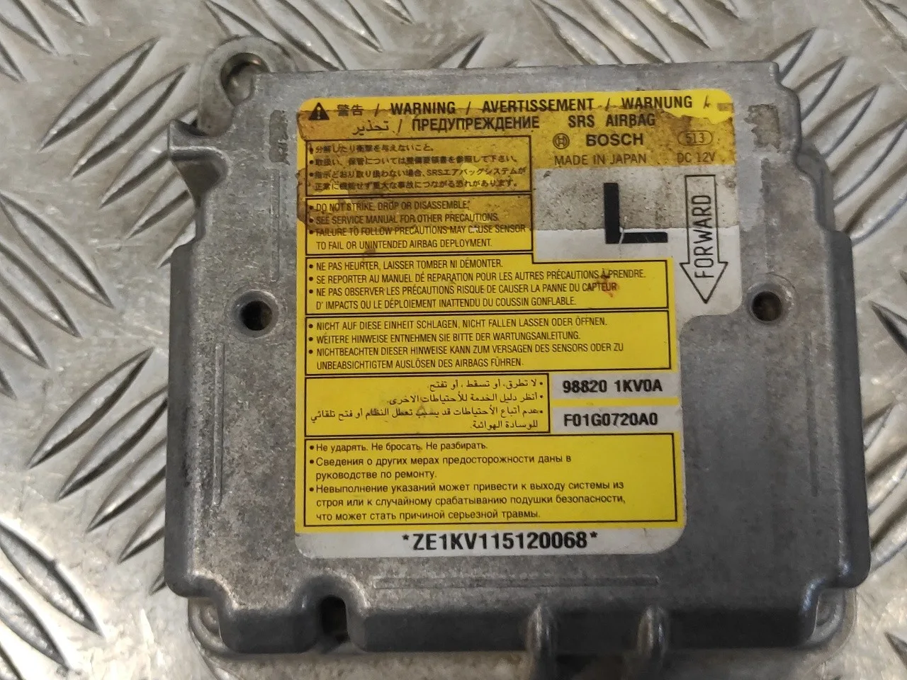 Centralita Airbag para Nissan Juke (F15)