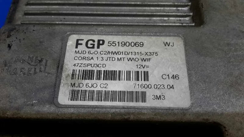 Centralita Motor Uce para Opel Corsa C