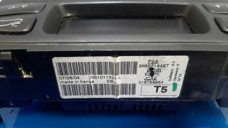Mando Climatizador para Peugeot 307 Cc (S1)