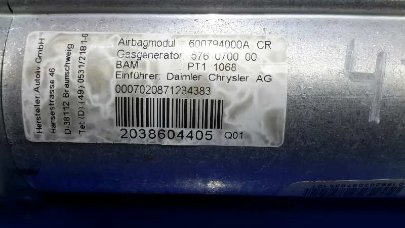 Airbag Delantero Derecho para Mercedes-Benz Clase C (W203) Berlina