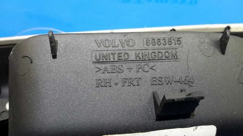 Mando Elevalunas Delantero Derecho para Volvo S40 Berlina