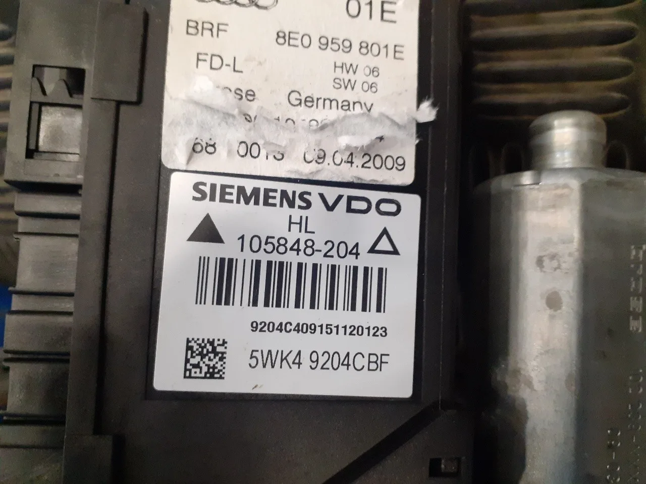 Elevalunas Trasero Izquierdo para Seat Exeo St (3R5)(2009>)