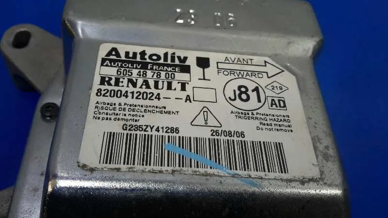 Centralita Airbag para Renault Espace Iv (Jk0)