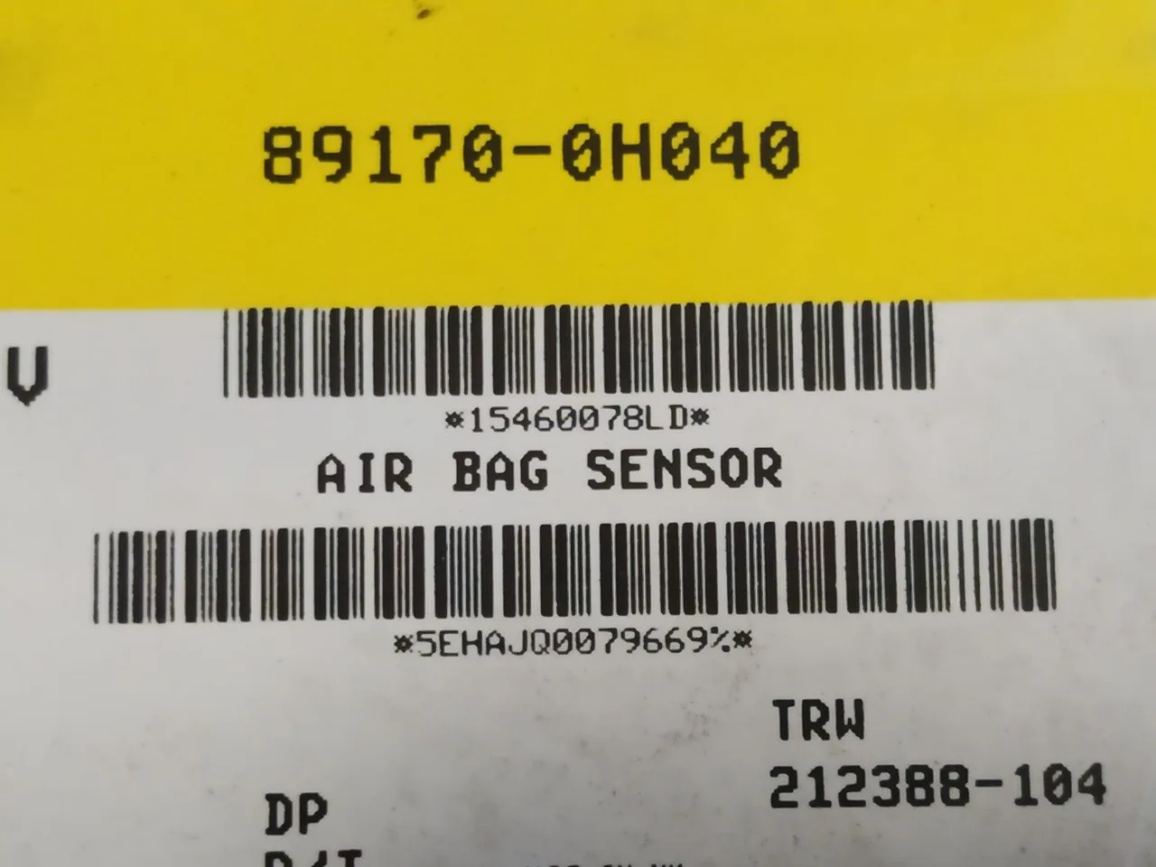 Centralita Airbag para Citroën C1
