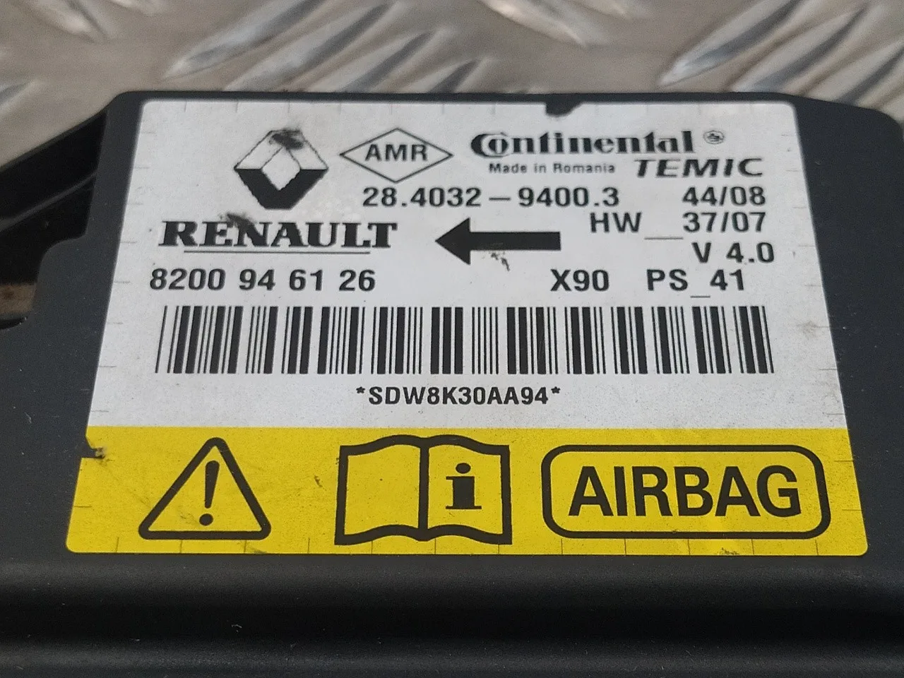 Centralita Airbag para Dacia Sandero